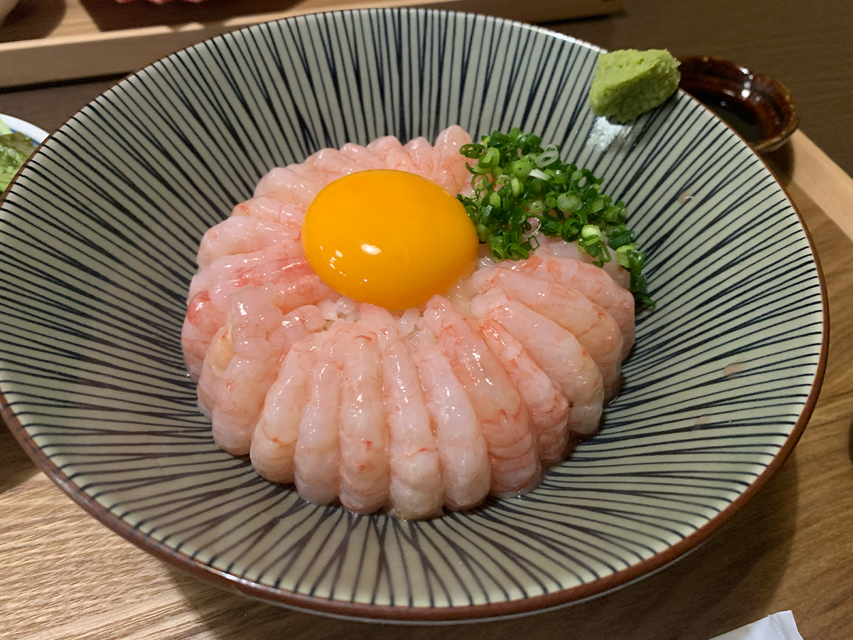 魚喜の甘エビ丼