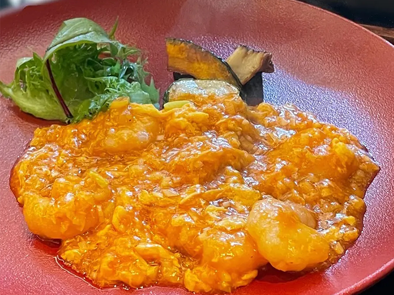 Precious ONO HAKATAのエビチリ
