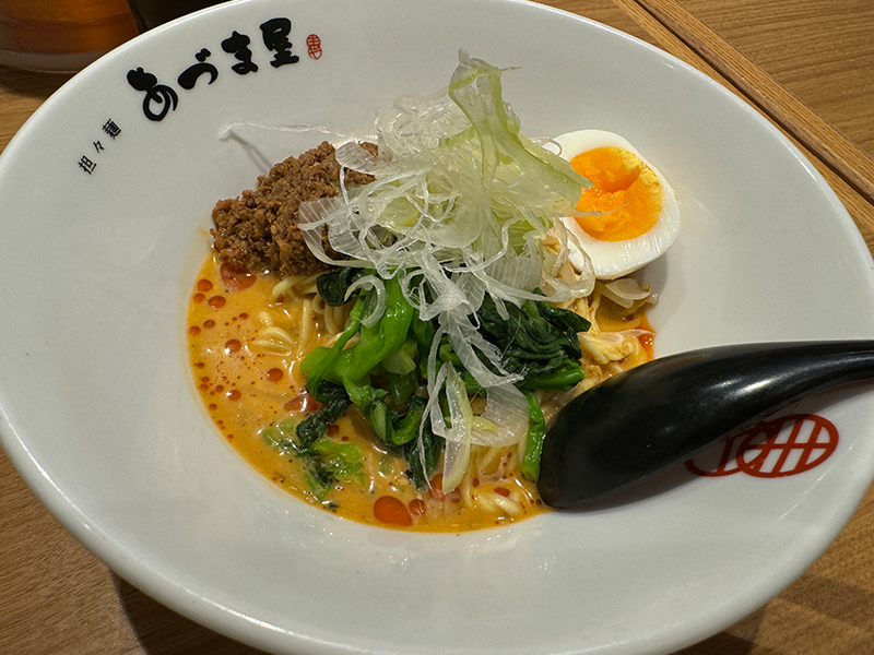 あづま屋の冷やし担々麺