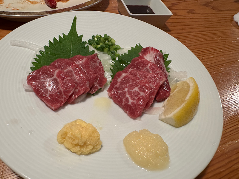 やまやの馬刺し