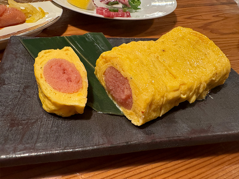 やまやのだし巻き明太卵焼き
