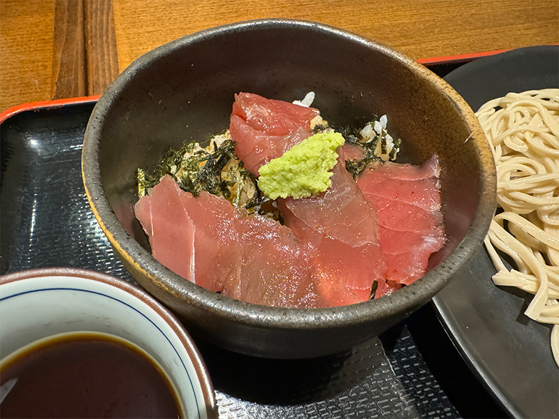 生粉蕎麦 玄 長浜本店のミニマグロ丼