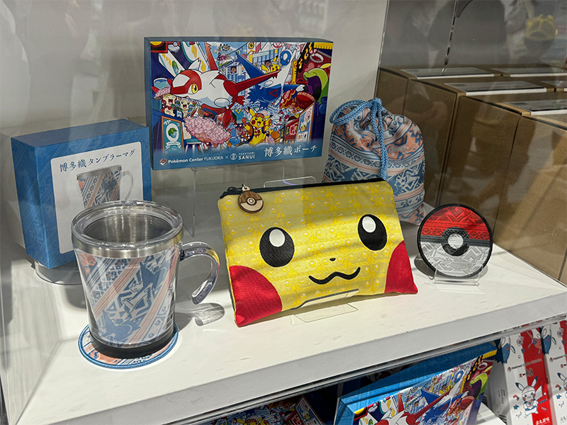 ポケモンセンターフクオカの博多織コラボ