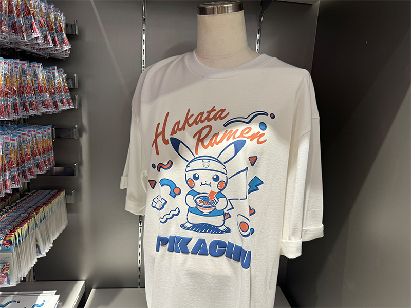 ポケモンセンターフクオカのオリジナルTシャツ