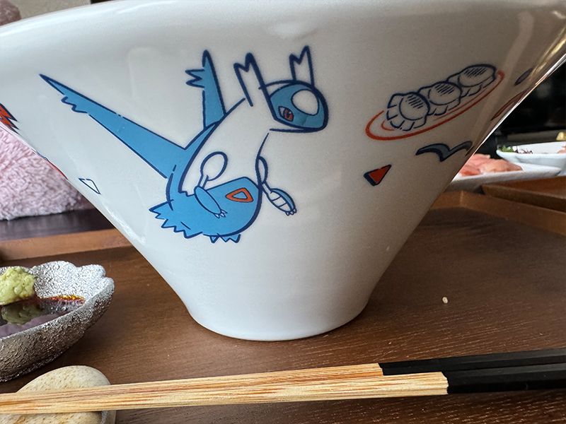 ポケモンセンターフクオカの一風堂コラボどんぶり