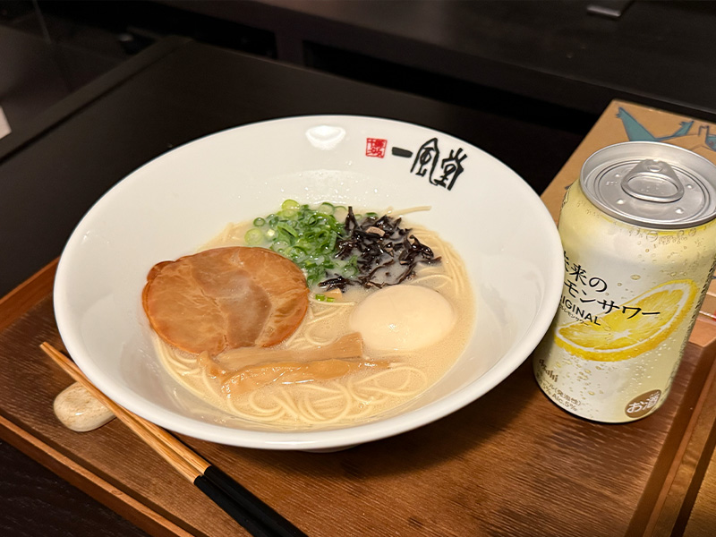 ポケモンセンターフクオカの一風堂コラボラーメン