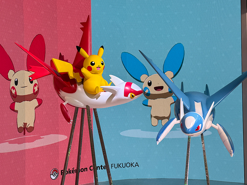 ポケモンセンターフクオカのラティアス・ラティオス