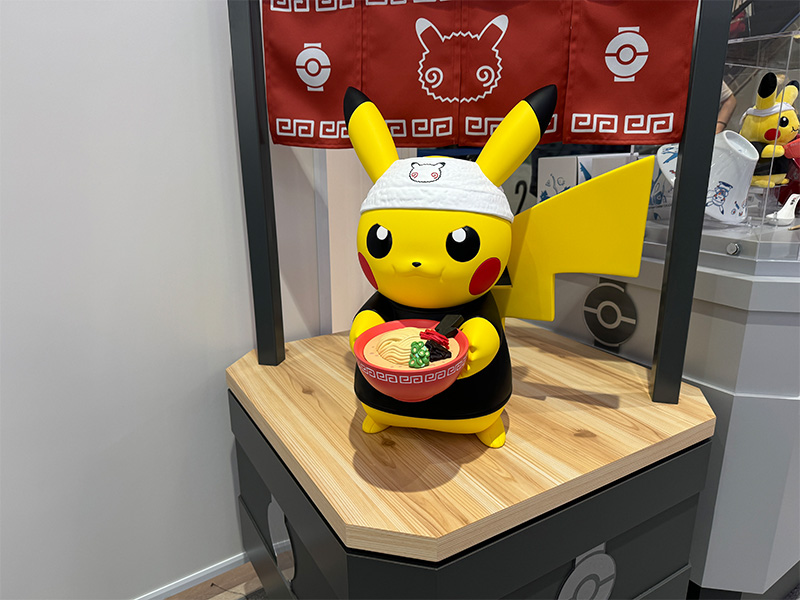 ポケモンセンターフクオカののれんピカチュウ
