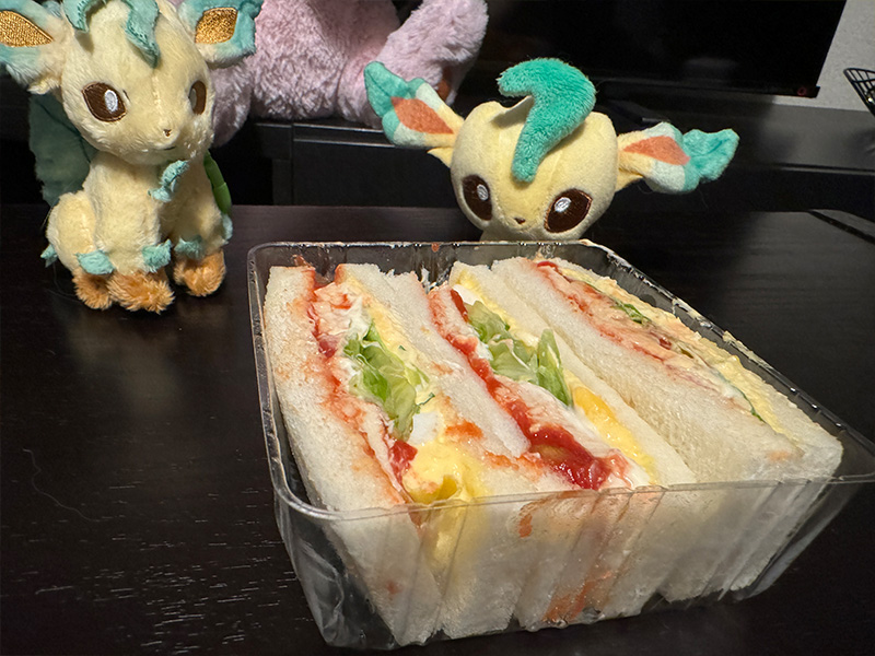シャワーズ・サンダース・ブースターの彩サラダチキンサンド