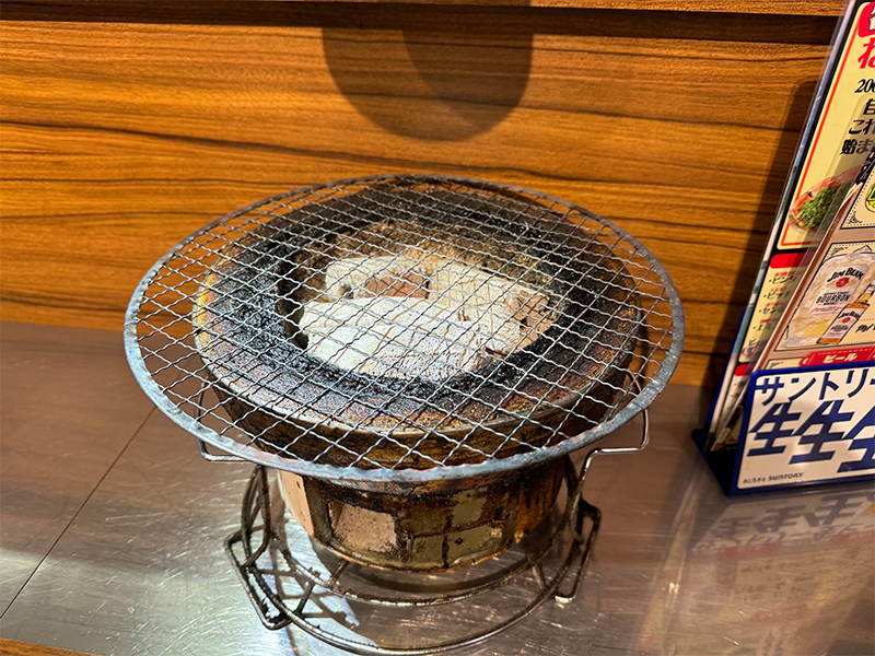 ばかとあほ姪浜店の七輪