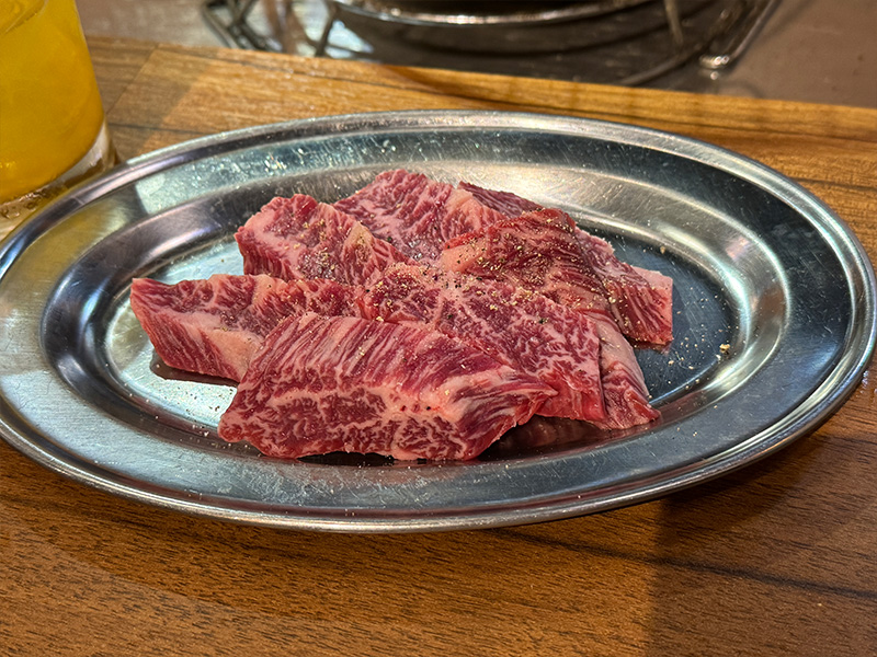 ばかとあほ姪浜店の和牛ハラミ