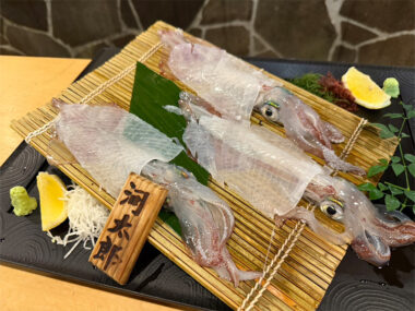 川太郎博多店のいか活造り