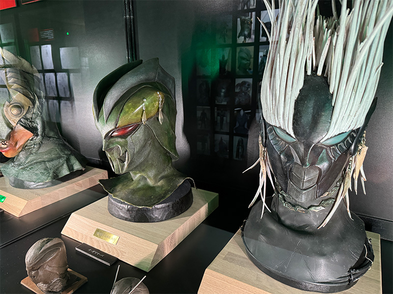 超クウガ展のグロンギの頭部