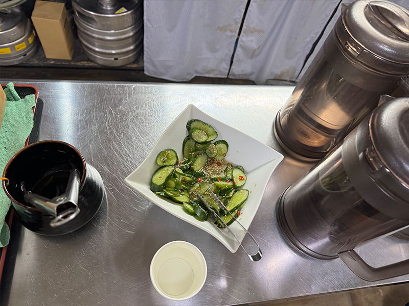 博多ごまさば屋のセルフ漬物