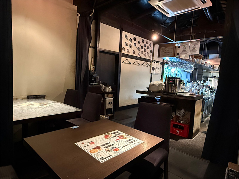 Bistro Oの店内