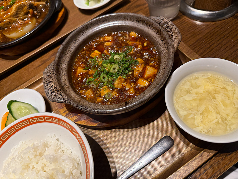 侑久上海 THE BUND 天神店の麻婆豆腐