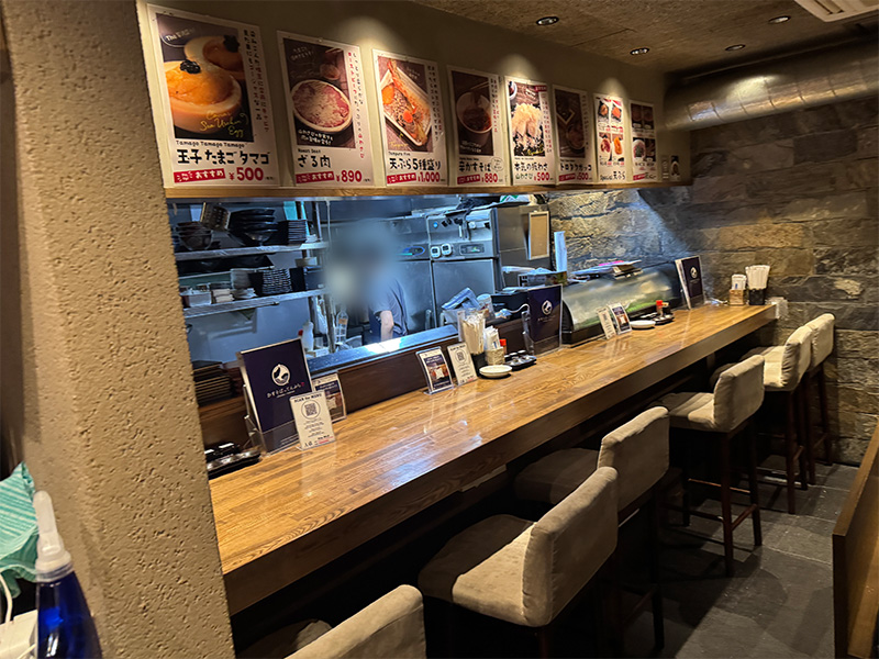 札幌かすそばtoてんぷら風土. 博多中洲店の1階