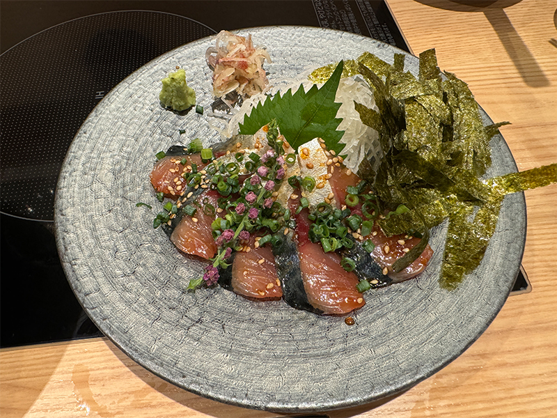 博多もつ鍋 前田屋 総本店のゴマさば(最高級天然の真鯛を使用)