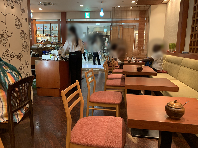 菊竹珈琲堂 アクロス福岡店の内観