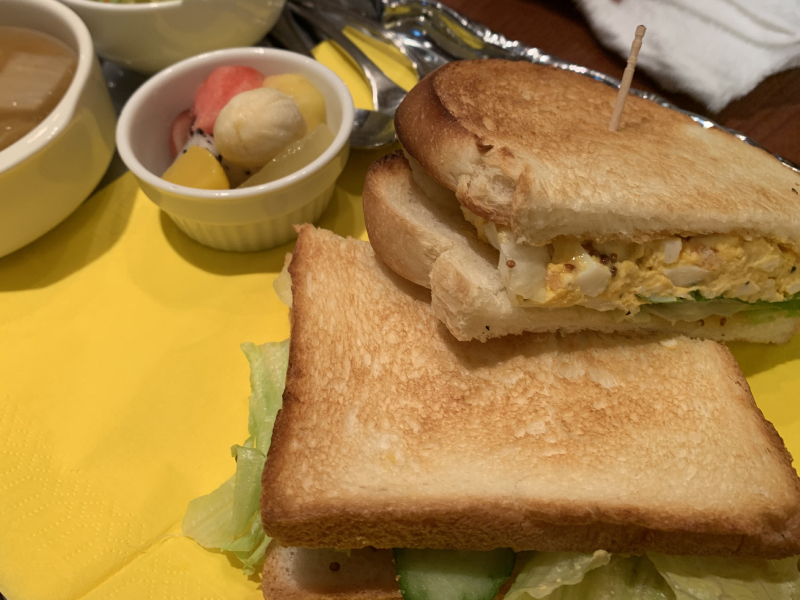 菊竹珈琲堂 アクロス福岡店のサービスランチ