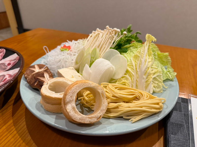 アグーしゃぶしゃぶ みるく 博多祇園店の野菜
