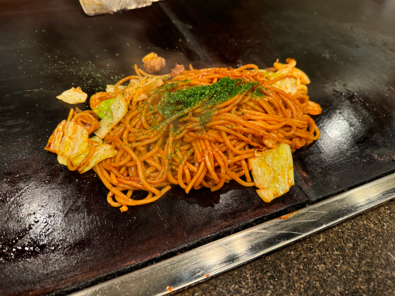お好み焼き赤坂の焼きそば