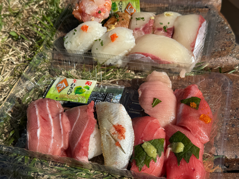 唐戸市場の寿司