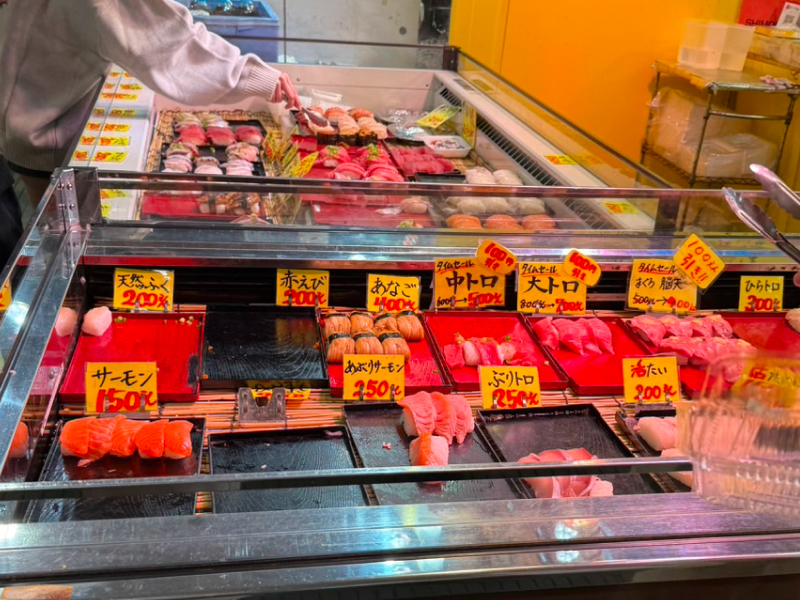 唐戸市場の寿司