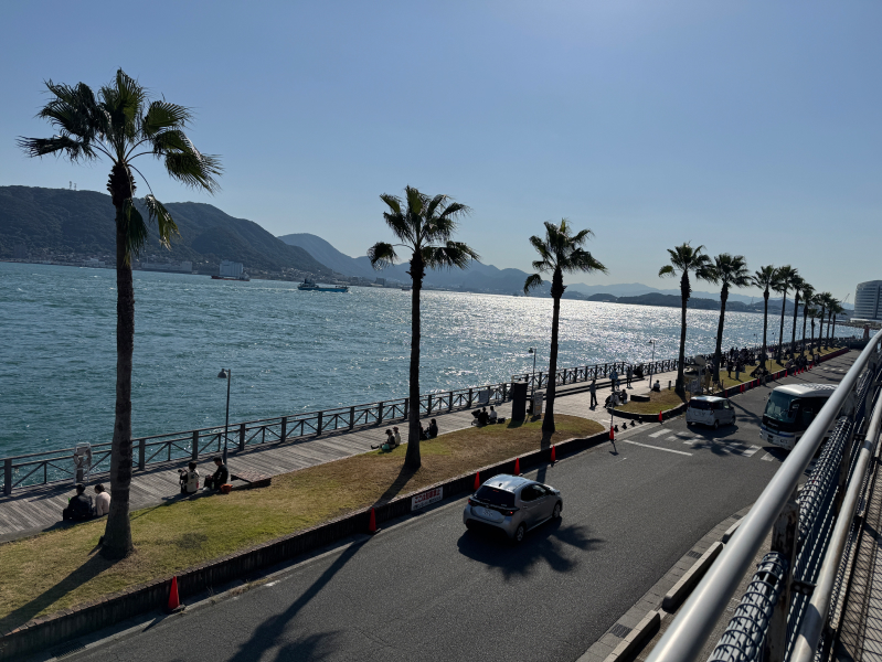 唐戸市場からの景色