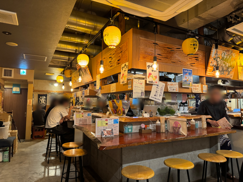 かわ屋 祇園店の店内