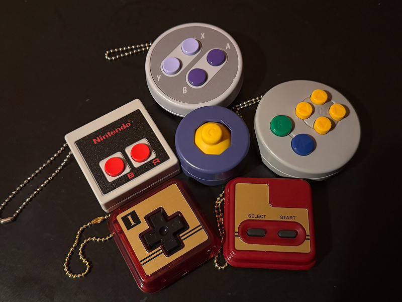 Nintendo FUKUOKAのカプセルトイ(コントローラーボタンコレクション)