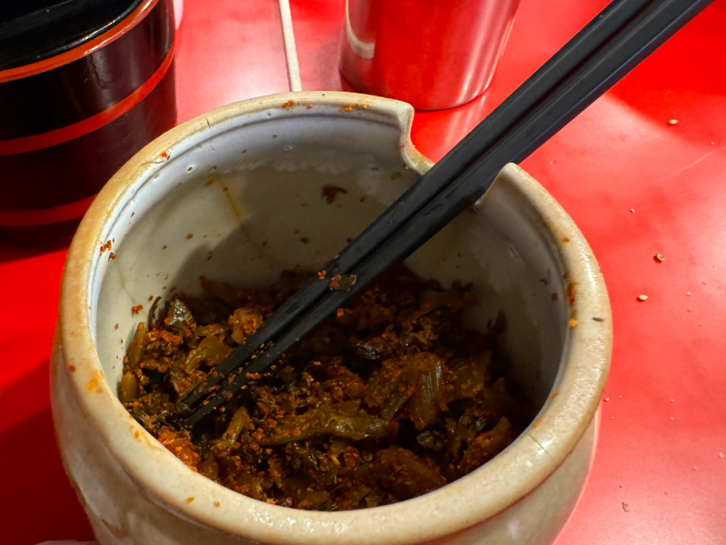 長浜ラーメンはじめ2号店の辛子高菜