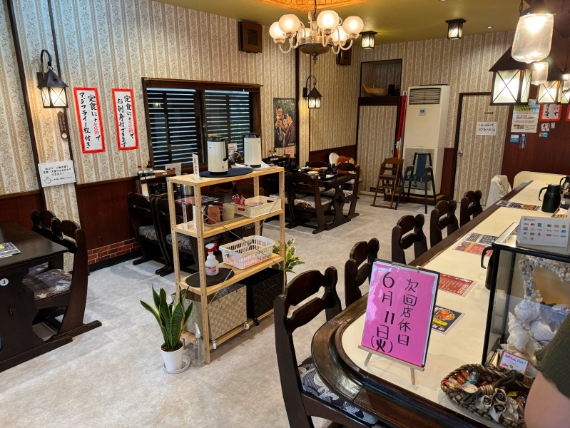 海鮮食堂 和処 みなとの店内