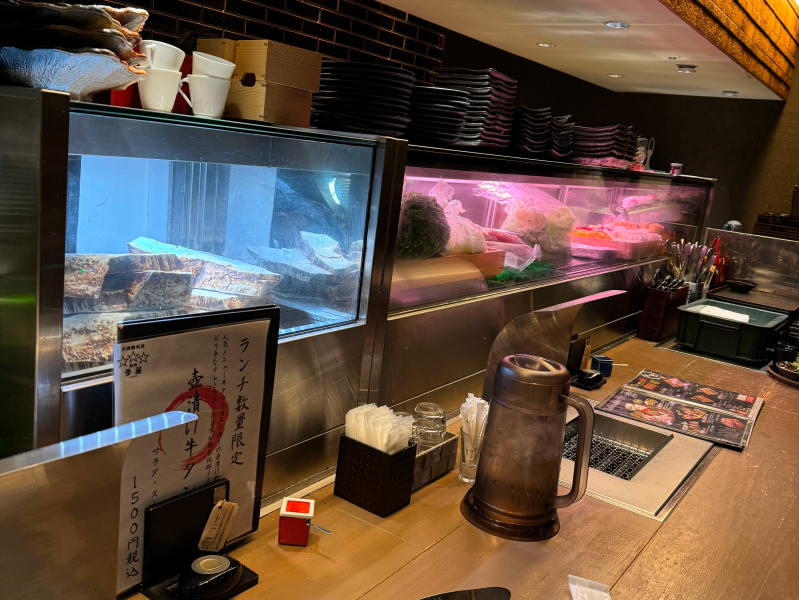 天神黒毛流 焼肉 参星の肉