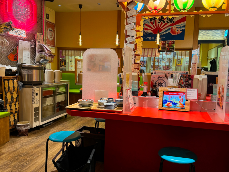 博多の海鮮料理 喜水丸 博多1番街店の店内