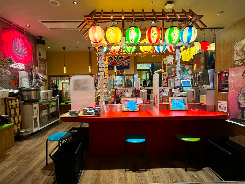 博多の海鮮料理 喜水丸 博多1番街店の店内