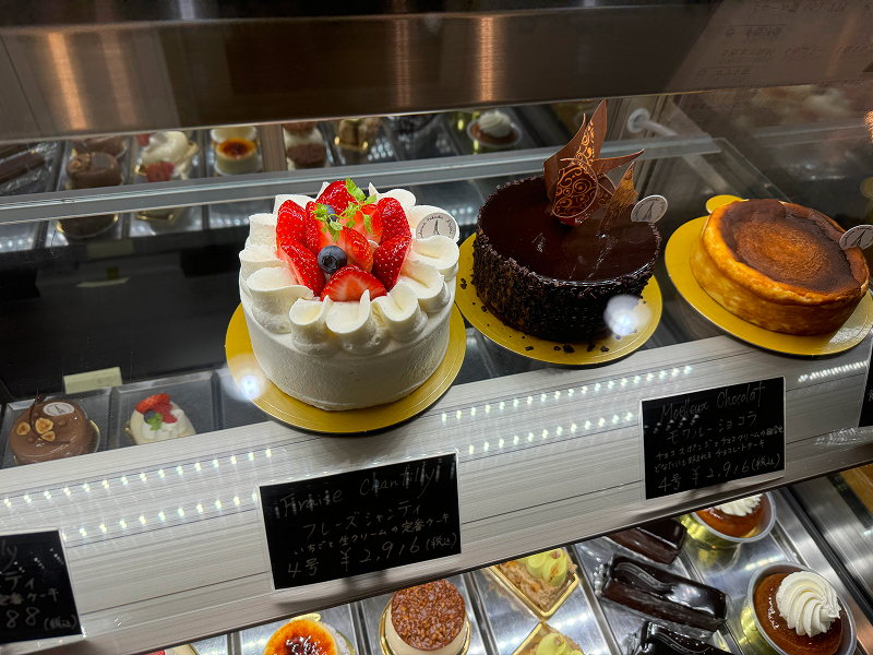 パティスリー プティ ジュールのケーキ