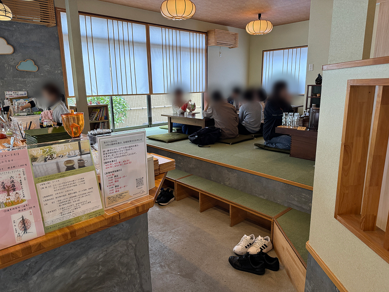 寺カフェ あわもの内観