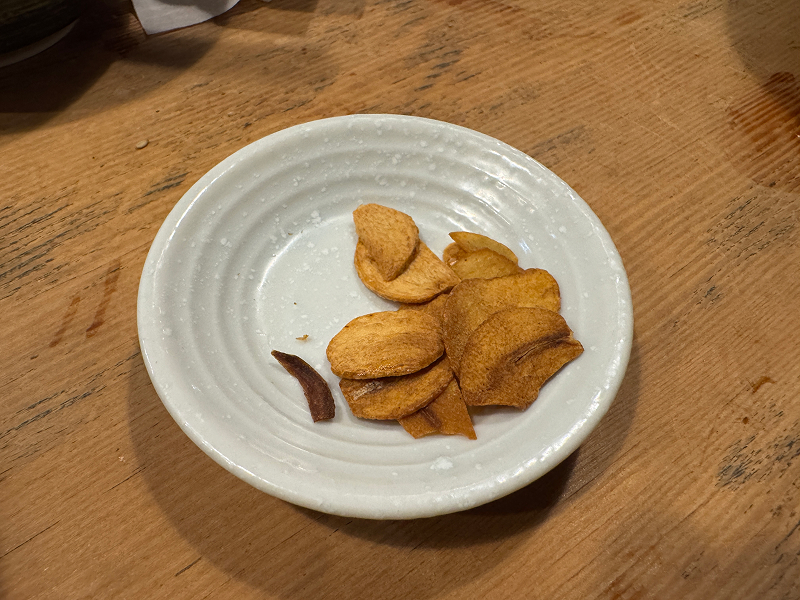 博多もつ鍋 前田屋 大名店ニンニクチップ