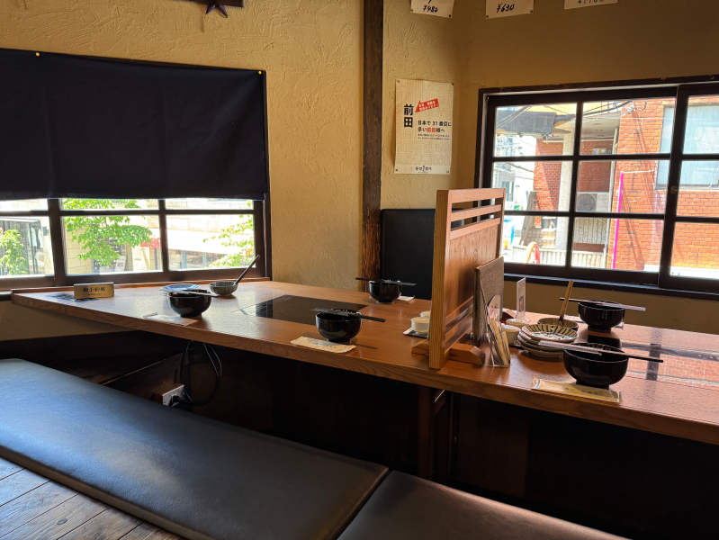 博多もつ鍋 前田屋 大名店の店内